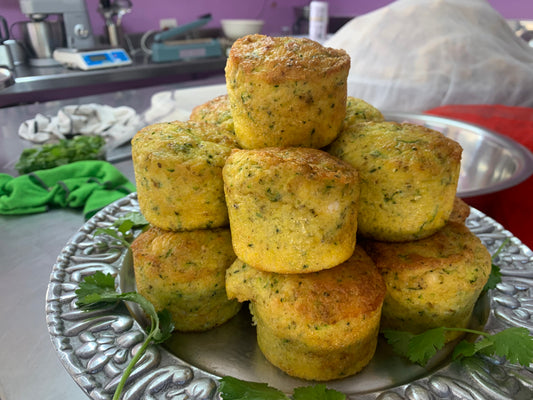 Keto Zucchini & Cheese Muffins
