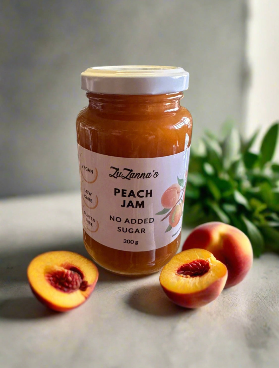 Peach Jam No Added Sugar