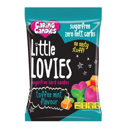 Sugar free Little Lovies Sweets Toffee Mint 100g