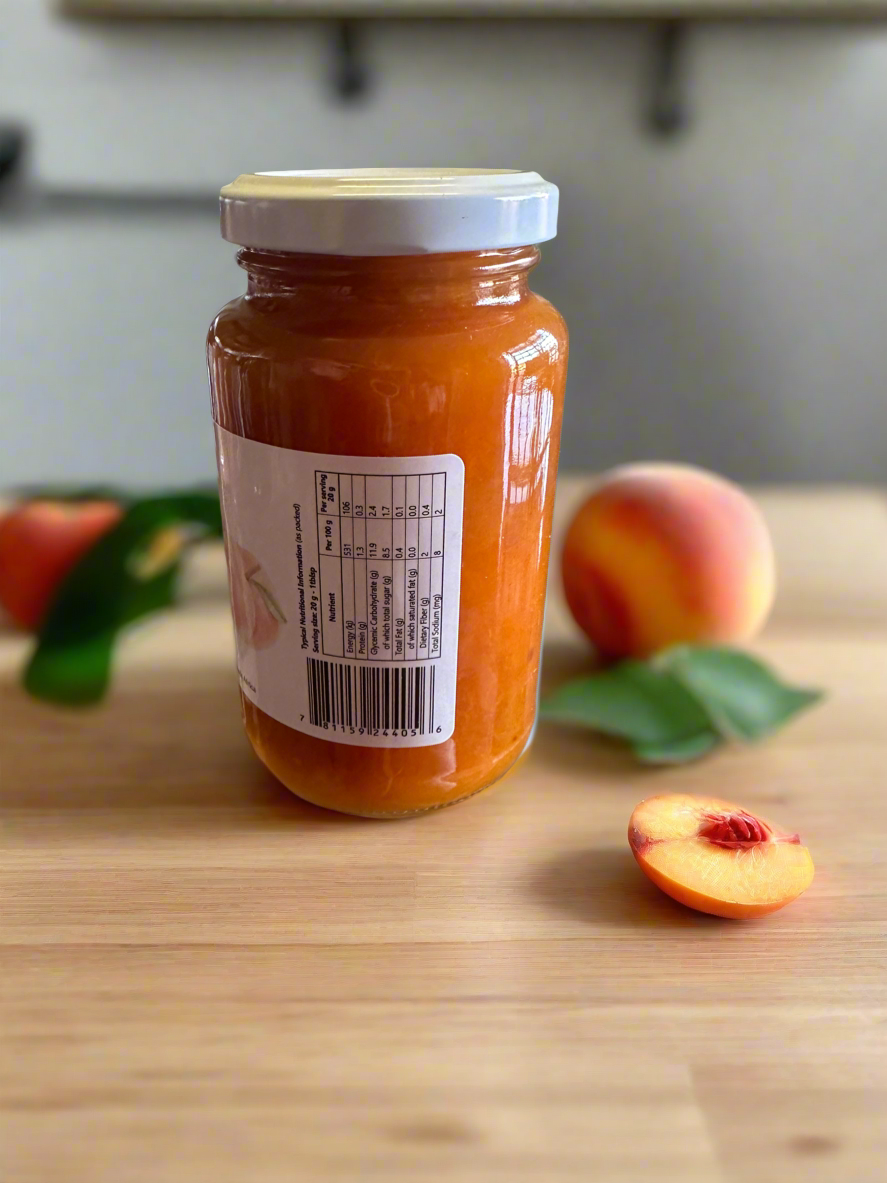 Peach Jam No Added Sugar