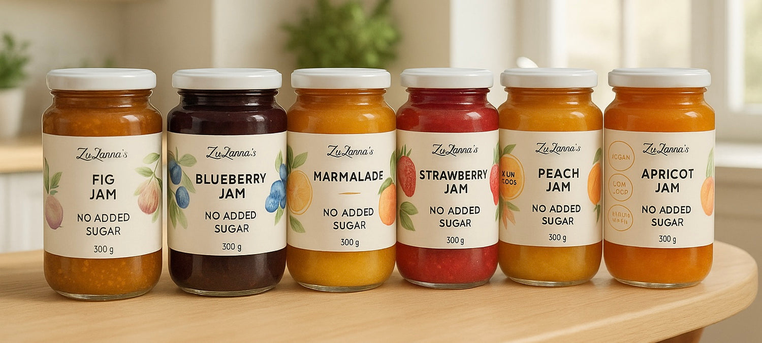 Collection of No-Added-Sugar Jam